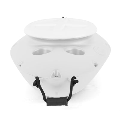 CreekKooler Kayak River Floating Beverage & Food Storing Cooler White (Open Box) - VMInnovations