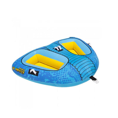 Airhead 4-Person Sea Monster Towable Water Tube with Kwik Connect Tow System - VMInnovations