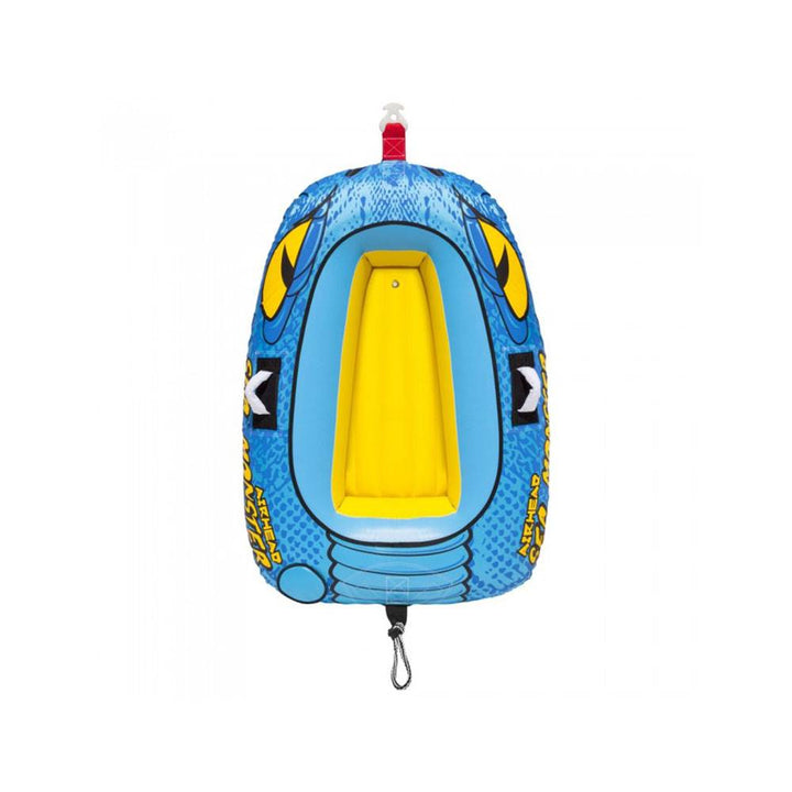 Airhead 4-Person Sea Monster Towable Water Tube with Kwik Connect Tow System