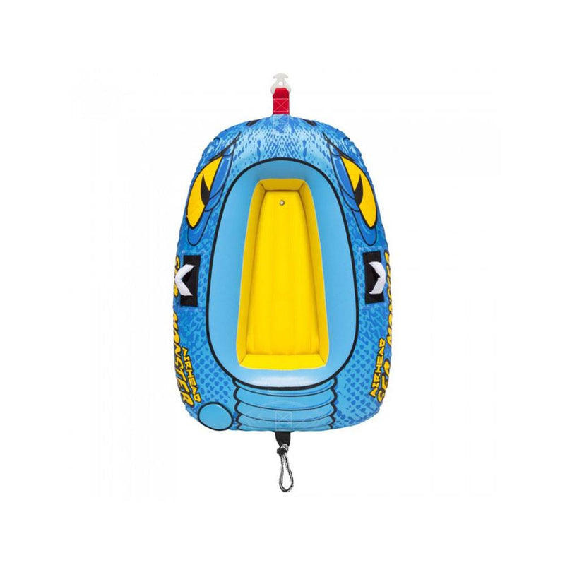 Airhead 4-Person Sea Monster Towable Water Tube with Kwik Connect Tow System