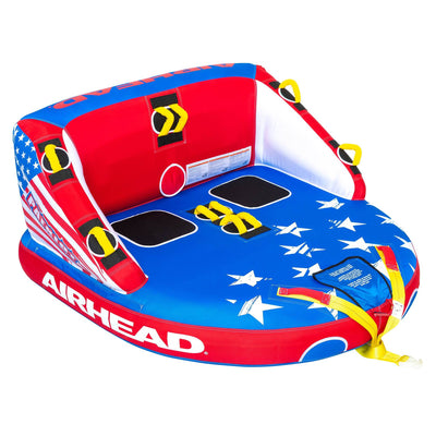 Airhead Patriot 2 Person Towable Kwik Connect Chariot Style Reversible (Used) - VMInnovations