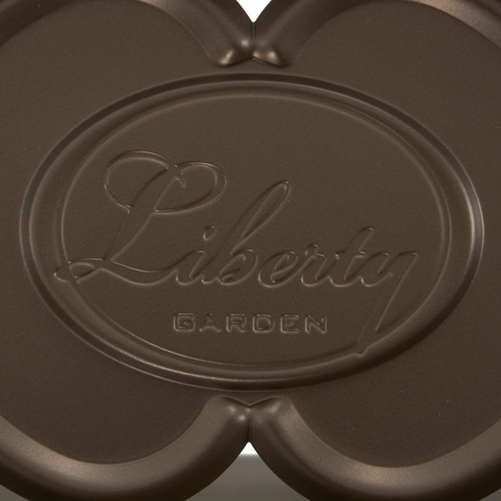 Liberty Garden Decorative Steel Wall Mounted 125' Hose Reel, Bronze (Open Box)