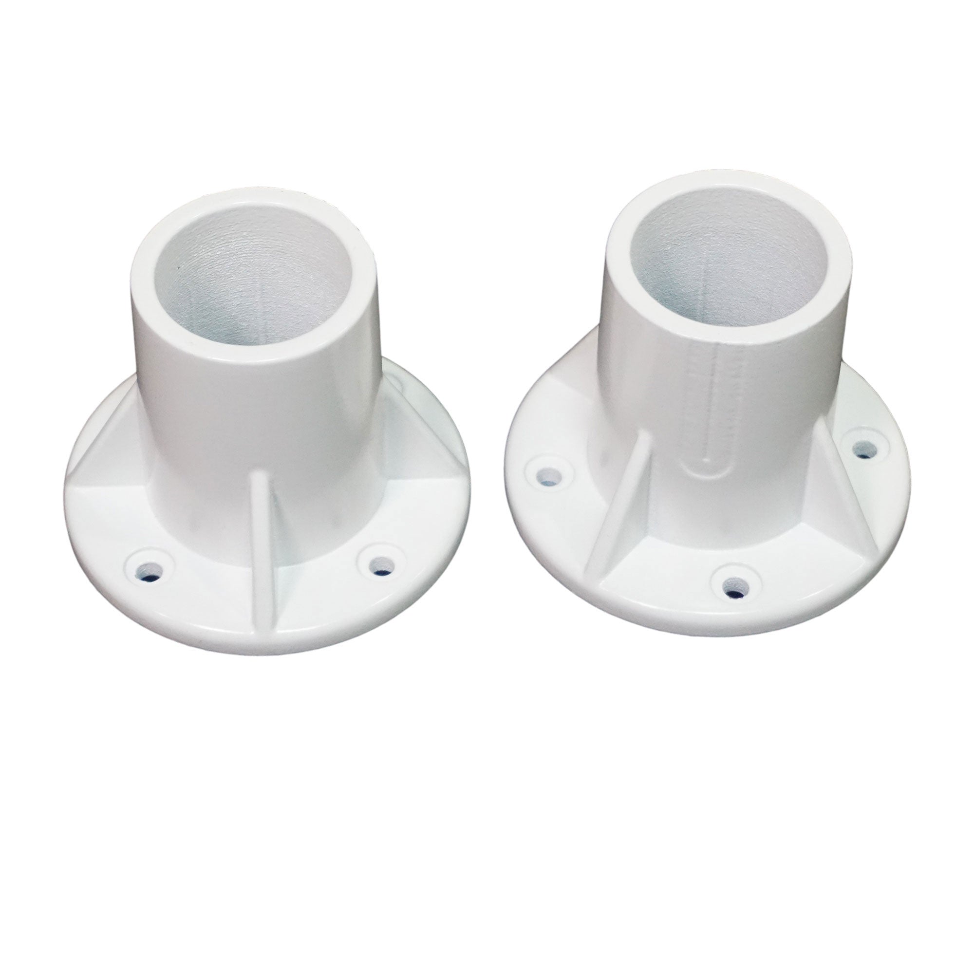 Vinyl Works In-Pool 4 Step Ladder for 60 Inch Swimming Pool Walls, White (Used) - VMInnovations