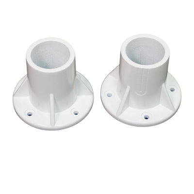 Vinyl Works In-Pool 4 Step Ladder for 60 Inch Swimming Pool Walls, White (Used) - VMInnovations