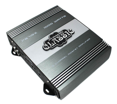 Pyramid 1000W 2 Channel Car Audio Amplifier Power Amp MOSFET 2 Ohm (For Parts)