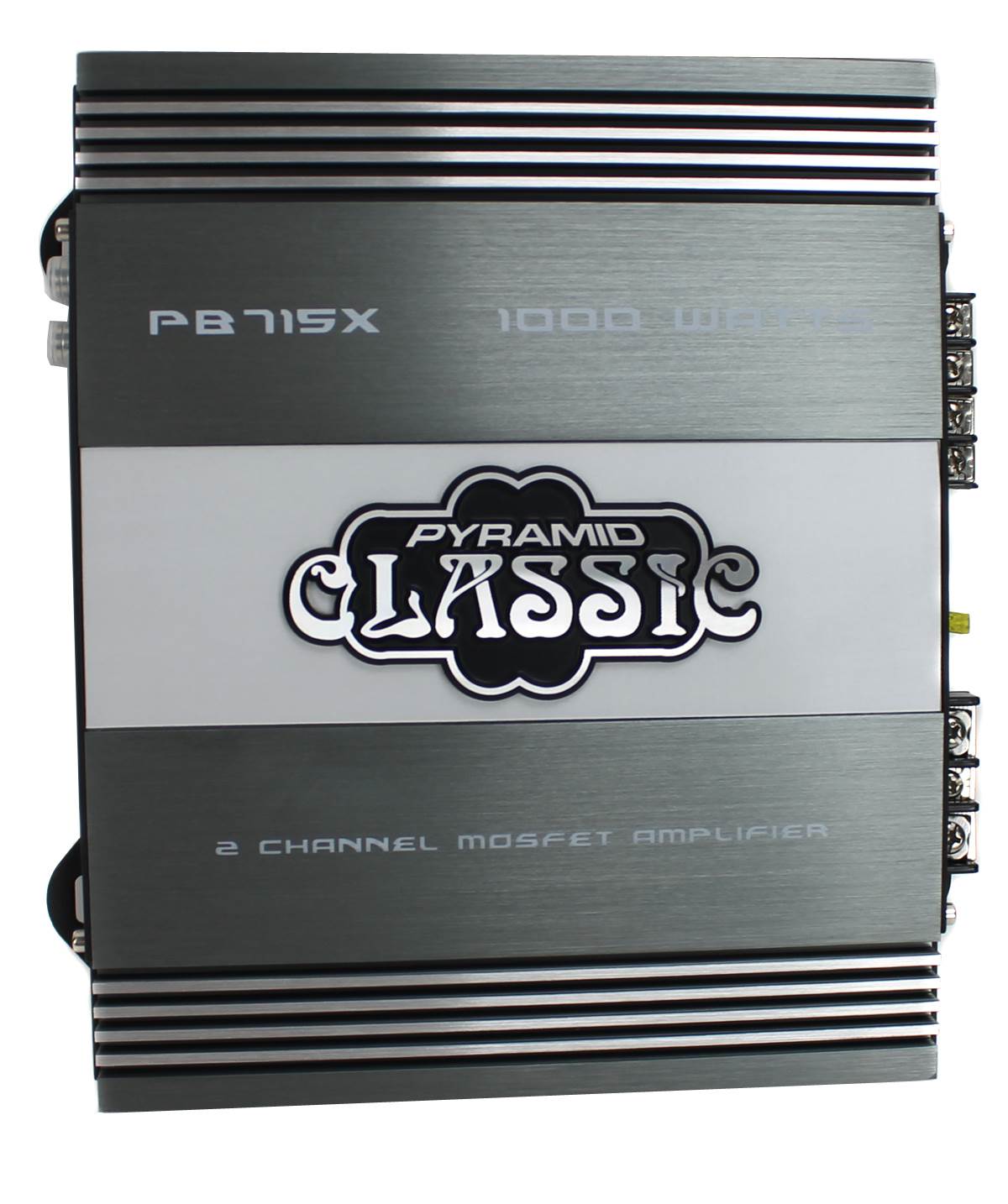 Pyramid 1000W 2 Channel Car Audio Amplifier Power Amp MOSFET 2 Ohm (Used) - VMInnovations