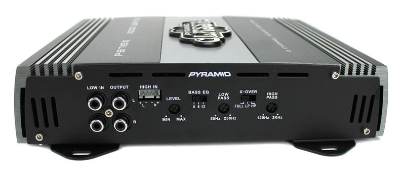 Pyramid PB715X 1000W 2 Channel Car Audio Amplifier Power Amp MOSFET 2 Ohm