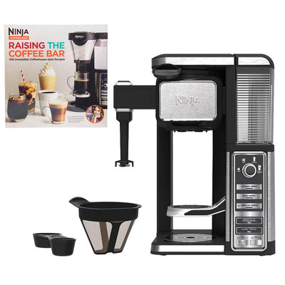 Ninja Coffee Bar Single Serve System with Recipe Book (Certified Refurbished)
