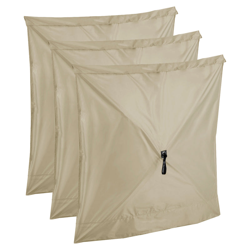 Clam Quick Set Escape Portable Canopy Shelter + Wind & Sun Panels (3 pack)