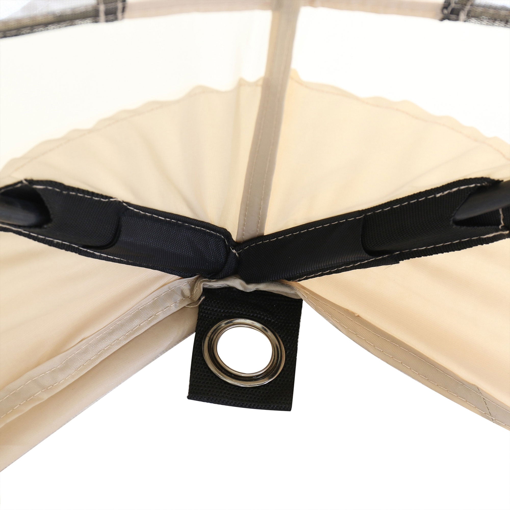 Traveler Portable Camping Gazebo Canopy Shelter, Tan (Open Box) - VMInnovations