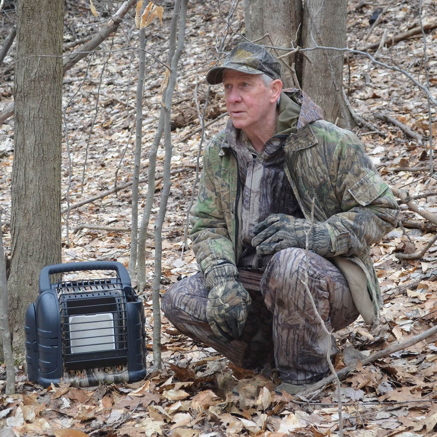 Mr Heater MH12B 12000 BTU Hunting Buddy Portable Propane Heater, Camo (2 Pack) - VMInnovations