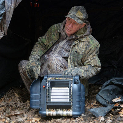 Mr Heater MH12B 12000 BTU Hunting Buddy Portable Propane Heater, Camo (2 Pack) - VMInnovations