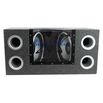 PYRAMID BNPS122 12"1200W Car Audio Sub Box Subwoofer Bandpass Box Subs