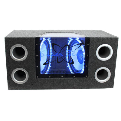 PYRAMID BNPS122 12"1200W Car Audio Sub Box Subwoofer Bandpass Box Subs