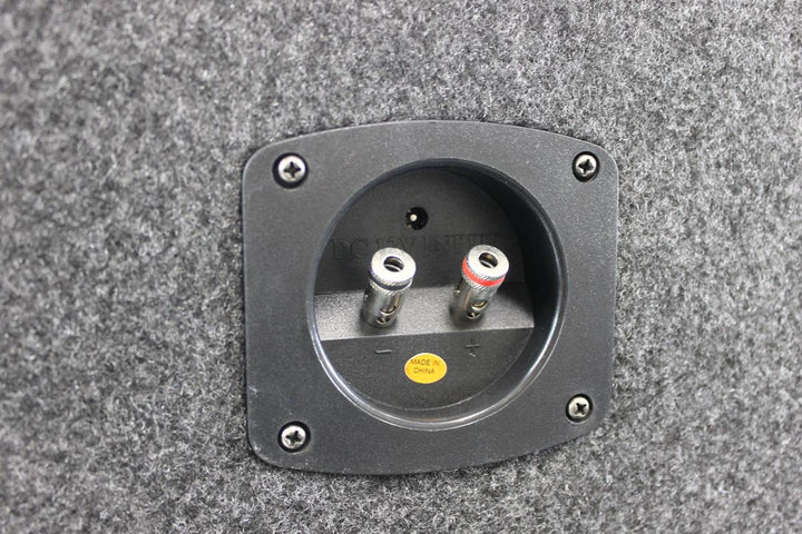 Pyramid 10" 1000W Dual Car Audio Subwoofers w/Bandpass Box and Neon (For Parts)