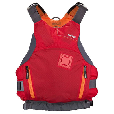 NRS Ion PFD Coast Guard Certified Adult Life Jacket Vest, Red, XS/M (Open Box)