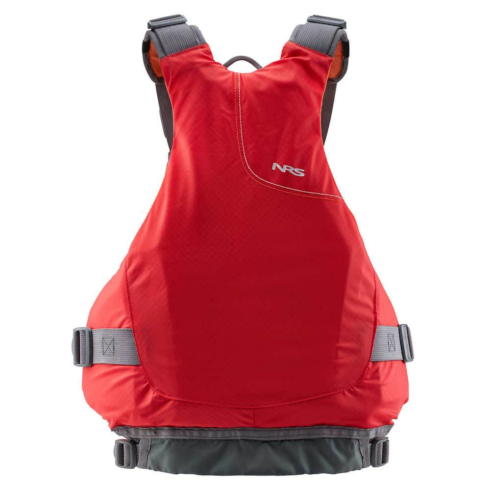 NRS Ion PFD Coast Guard Certified Adult Life Jacket Vest, Red, XS/M (Open Box)