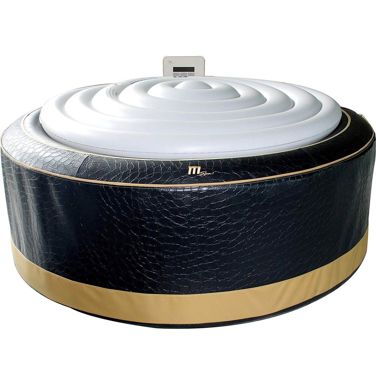 MSpa M-115S Luxury Exotic 6 Person 138 Jet Inflatable Jacuzzi Spa Hot Tub & Pump