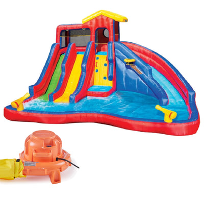 Banzai Backyard Hydro Blast Water Slide Water Park & Accessories (Open Box)