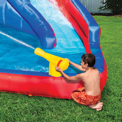 Banzai Backyard Hydro Blast Water Slide Water Park & Accessories (Open Box) - VMInnovations