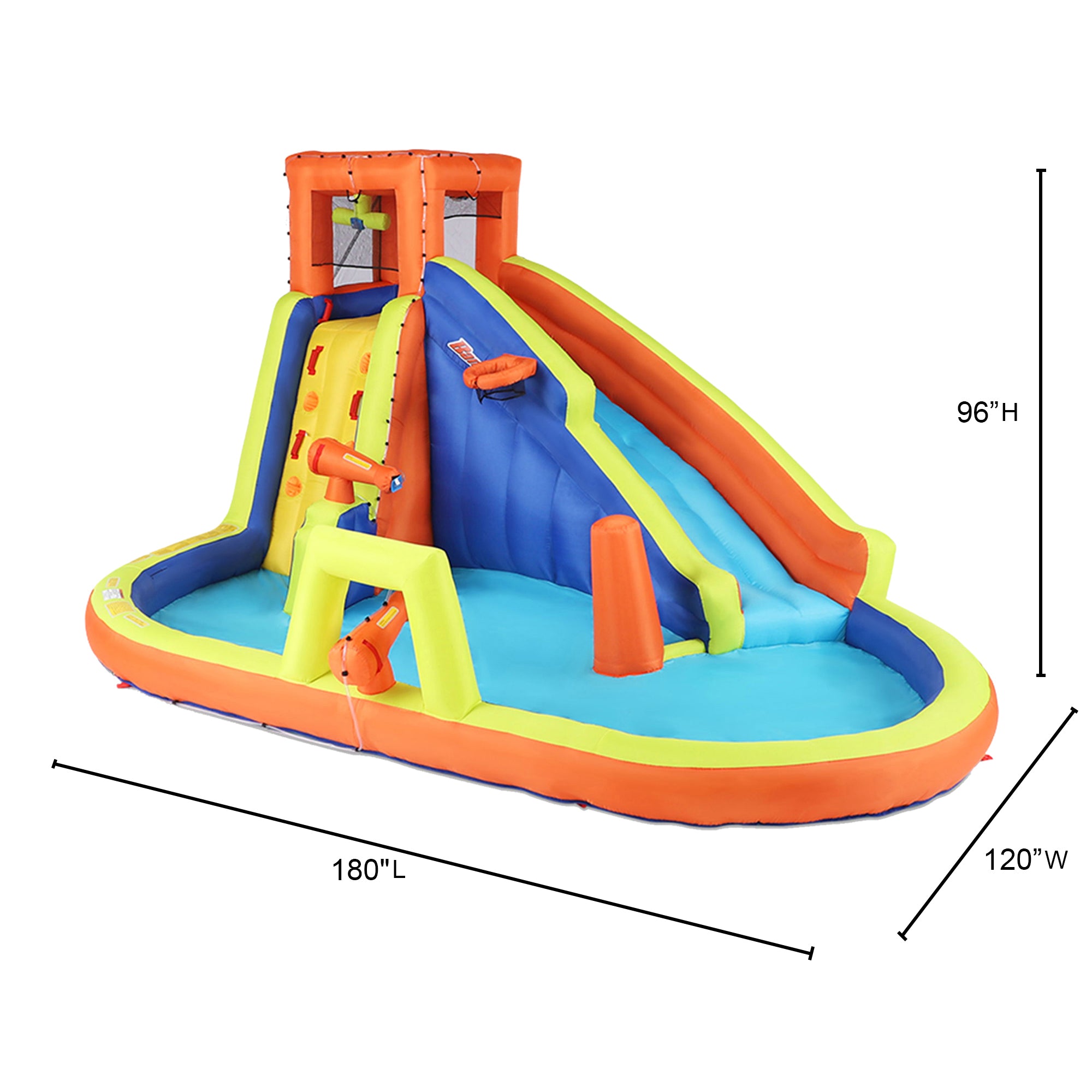 Banzai Battle Blast Adventure Park with Blower Motor 3 Water Cannons (Open Box) - VMInnovations