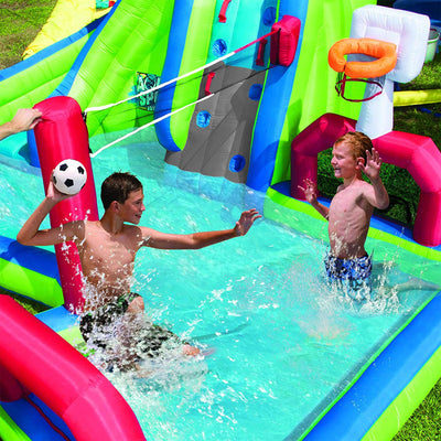 Banzai Aqua Sports Water Park Inflatable Kids Aquatic Activity Play (Open Box) - VMInnovations