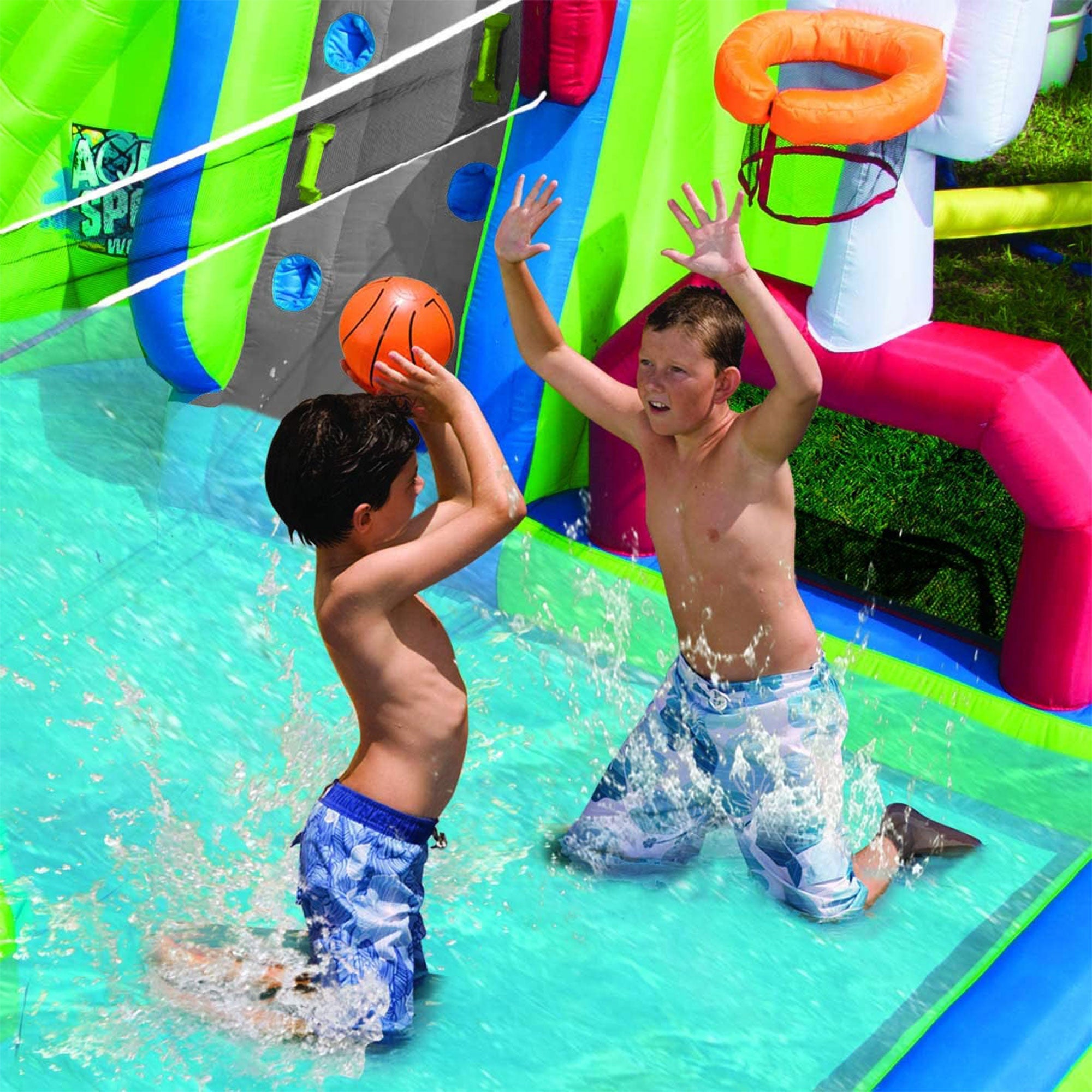 Banzai Aqua Sports Water Park Inflatable Kids Aquatic Activity Play (Open Box) - VMInnovations