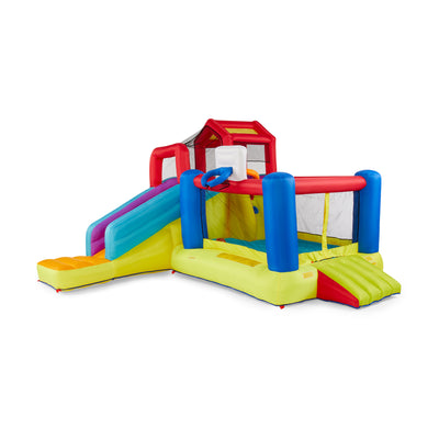 Banzai Toss Like A Boss Pong Lawn Game & Aqua Sports Park Climb 'N Bounce House - VMInnovations