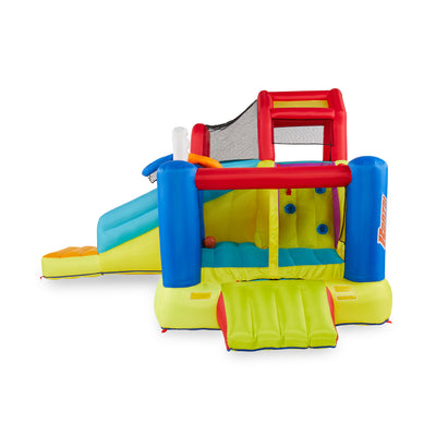 Banzai Toss Like A Boss Pong Lawn Game & Aqua Sports Park Climb 'N Bounce House - VMInnovations