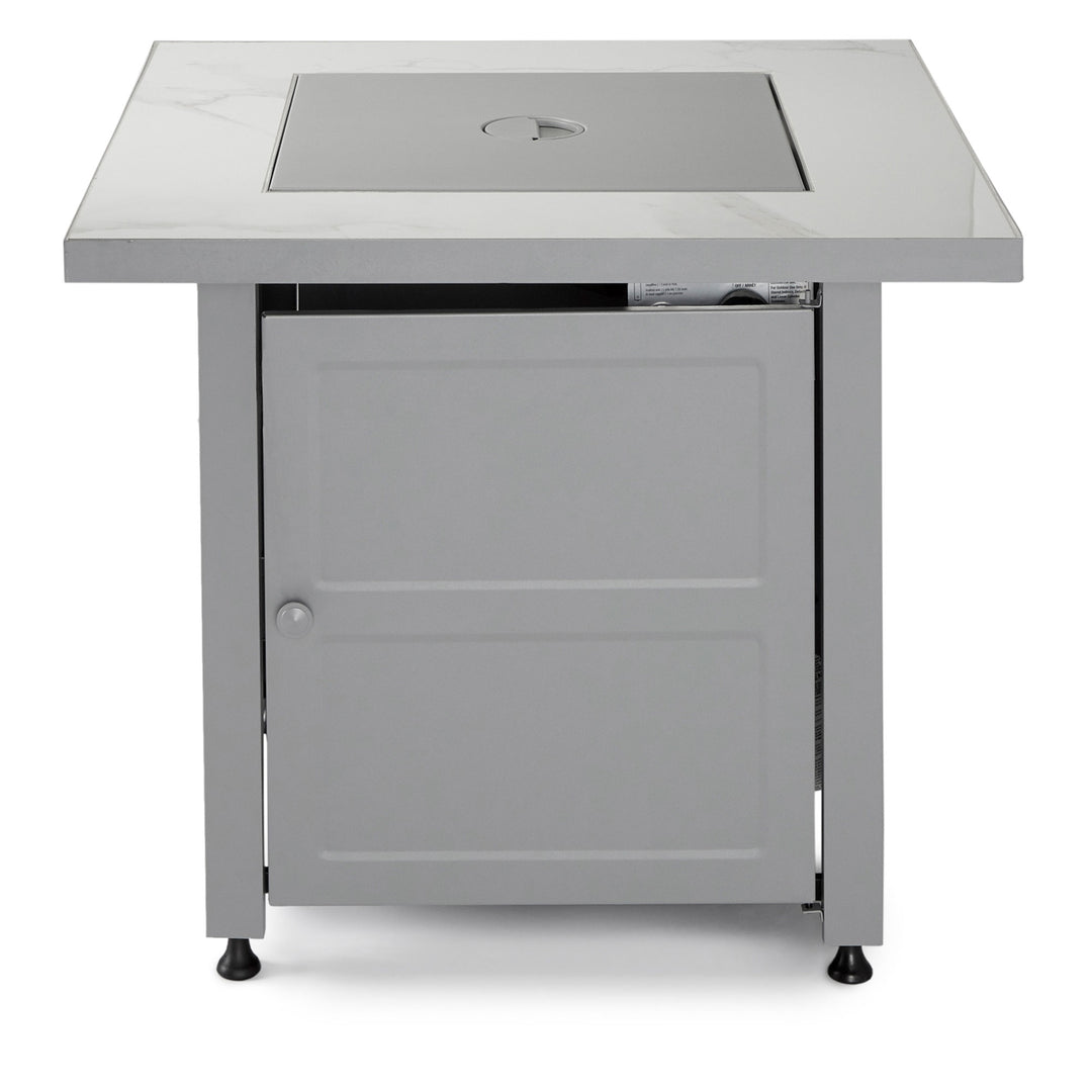 Endless Summer All Weather Outdoor Fire Pit with Faux Marble Finish (For Parts)