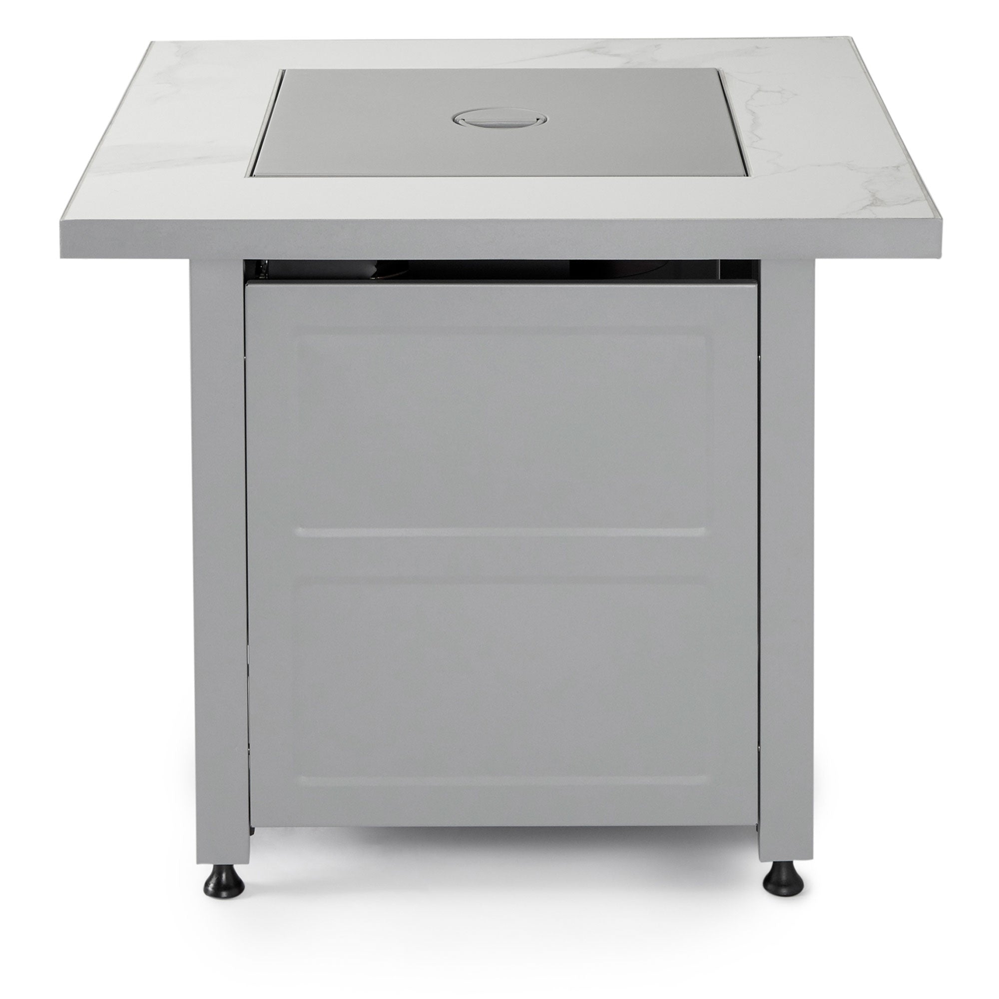 Endless Summer GAD15269G 50,000 BTU Outdoor Square Gas Firepit Table (Open Box) - VMInnovations