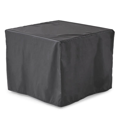 Endless Summer GAD15269GW 50,000 BTU Square Outdoor Gas Firepit, Gray (Used) - VMInnovations