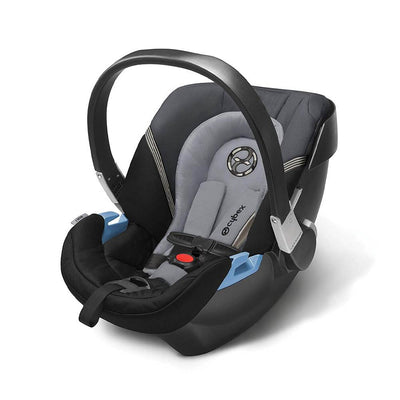 Cybex Balios S Convertible Carseat Pushchair Pram, Gray & Aton 2 Infant Car Seat