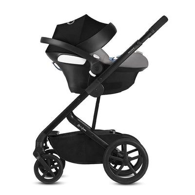 Cybex Balios S Convertible Carseat Pushchair Pram, Gray & Aton 2 Infant Car Seat