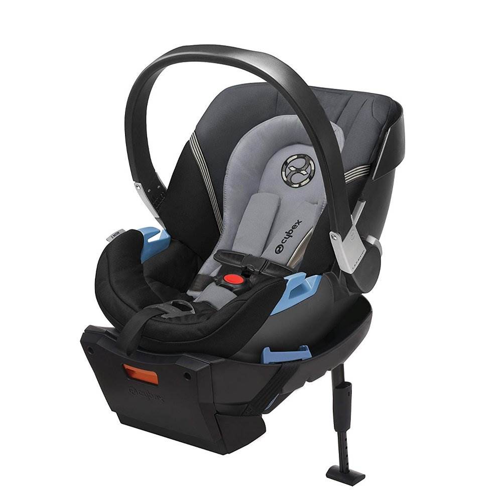 Cybex Balios S Convertible Carseat Pushchair Pram, Gray & Aton 2 Infant Car Seat
