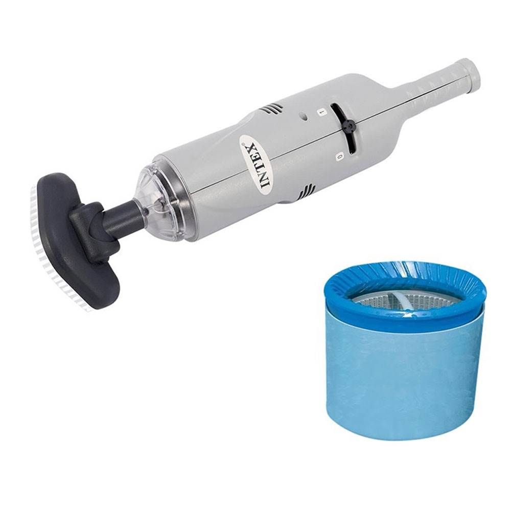 Intex Above Ground Pool Rechargeable Handheld Vacuum & Deluxe Automatic Skimmer