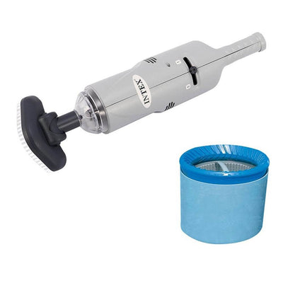 Intex Above Ground Pool Rechargeable Handheld Vacuum & Deluxe Automatic Skimmer