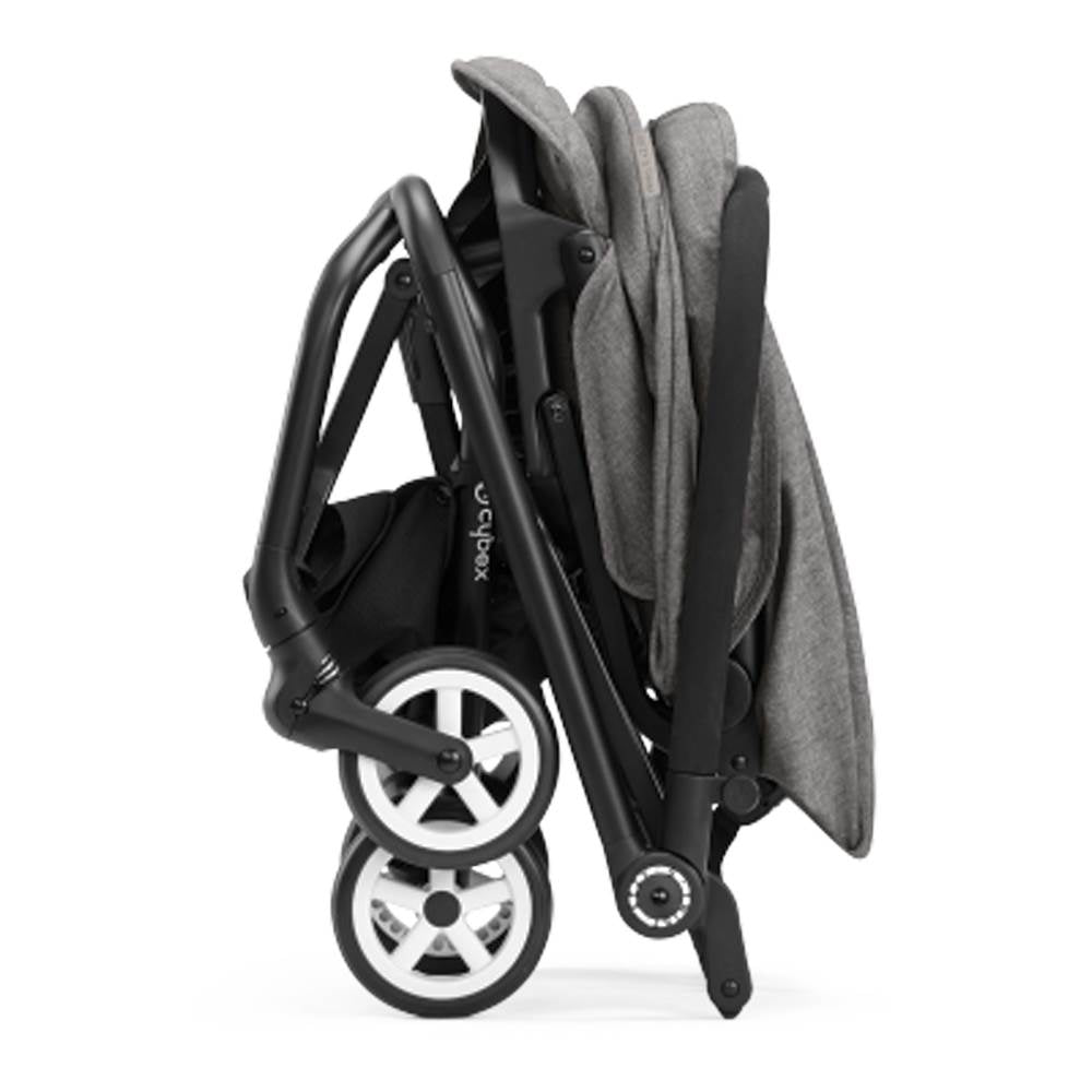 Cybex Eezy S Twist Baby Stroller, Manhattan Grey & Aton 2  Rear-Facing Car Seat