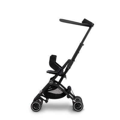 gb POCKIT GO Car Seat Carrier, Satin Black & CYBEX Aton 2 Car Seat, Black Beauty