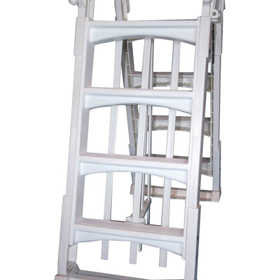 Vinyl Works A Frame Ladder with Barrier for Swimming Pools 48 to 56" Tall, WhiteWAREHOUSE PART REQUEST