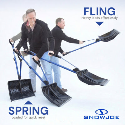 Snow Joe Snow Shovel with Spring Assisted Handle (Open Box)
