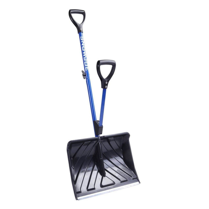 Snow Joe Shovelution Snow Shovel, Strain Reducing w/Spring Assisted Handle(Used)