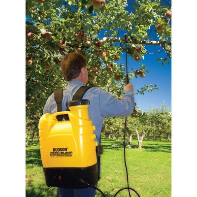 HD Hudson NeverPump Bak Pak Battery Powered Sprayer for Weeds, Pests, & Cleaning