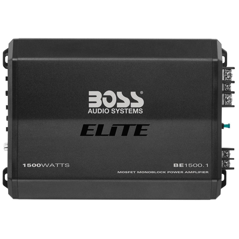 Boss Audio Systems BE1500.1 Elite 1500 Watt Mosfet Monoblock Power Amplifier