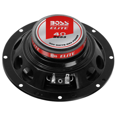 Boss Audio Systems Elite B653 6.5 Inch 300 Watt 3 Way Full Range Speakers