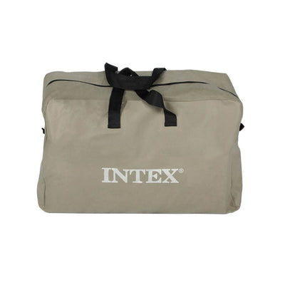 Intex Excursion 5 Inflatable Boat Set & 2 Transom Mount 8 Speed Trolling Motors