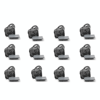 Life Story Sealing Sandwich or Snack Box and Zipper Carry Case, Gray (12 Pack)