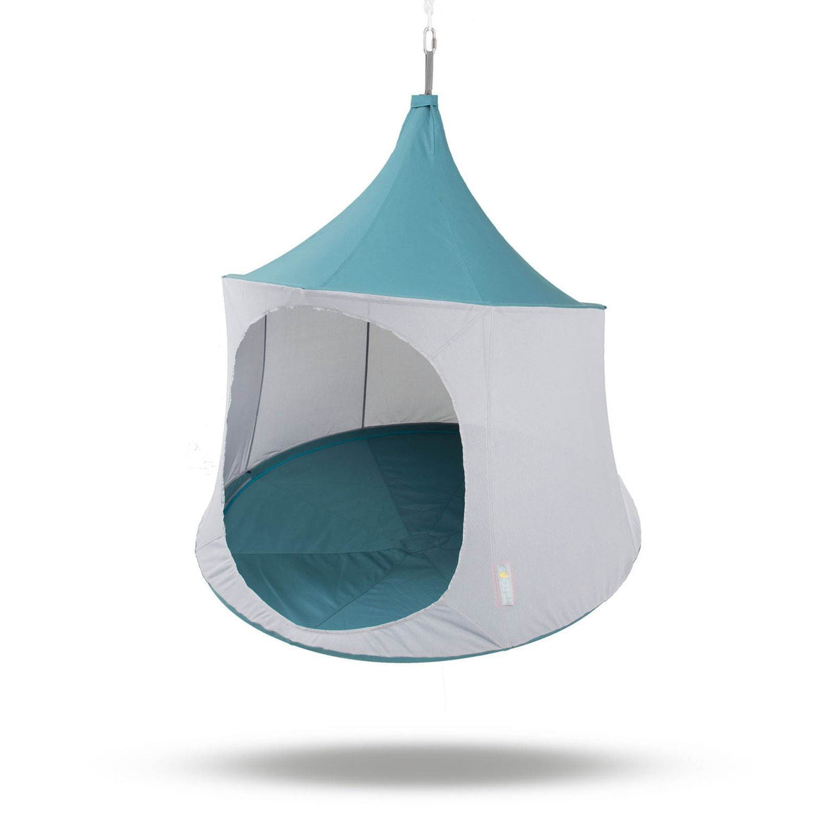 TreePod Cabana 5-Foot Hanging Mesh Daybed with Shaded Canopy, Slate Blue (Used)