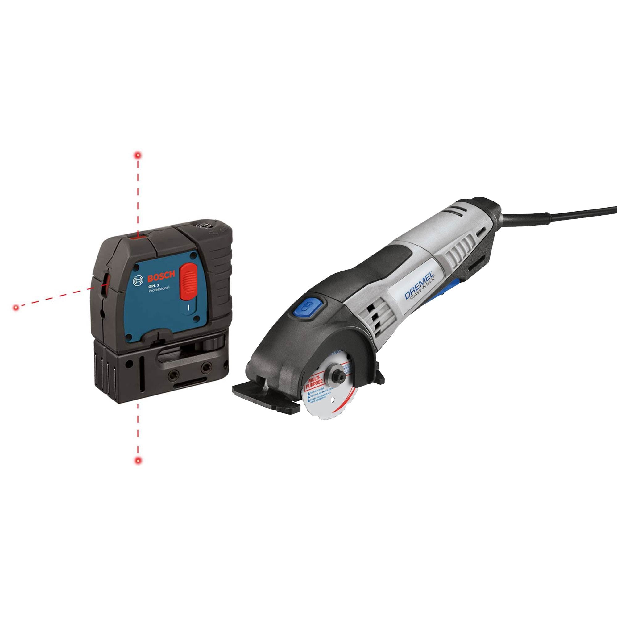 Dremel Circular Saw with Bosch 3 Point Alignment Laser (Certified Refurbished)