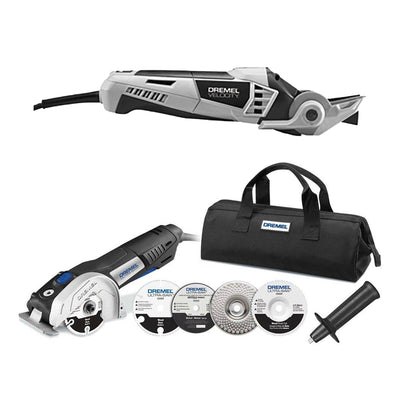 Dremel Velocity Rotary Tool & Corded Circular Saw Kit (Certified Refurbished)